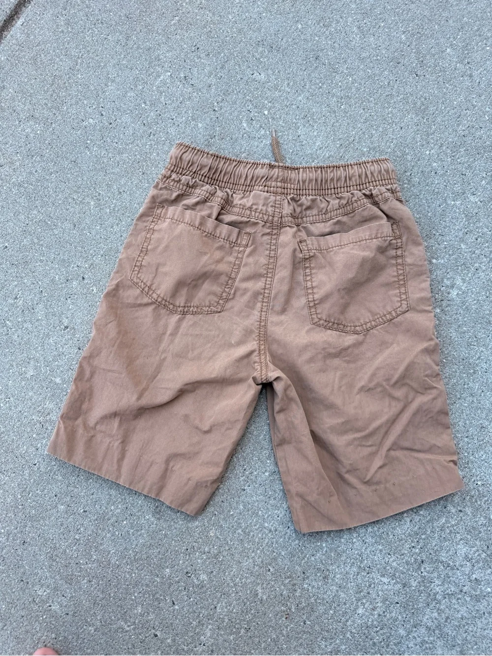 100% cotton OshKosh B'gosh Brown Elastic Waist Cargo Shorts